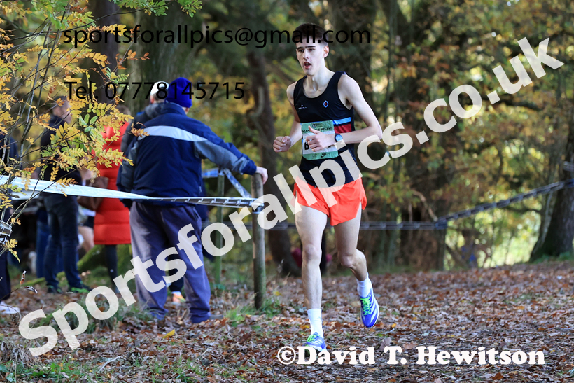 Mens Under-17s 2025 National Cross Country Relays, Berry Hill Park, Mansfield. Photo: David T. Hewitson/Sports for All Pics
